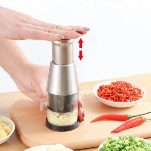 Garlic & Onion Chopper – Multifunction Manual Kitchen Tool for Effortless Food Prep - Image 4