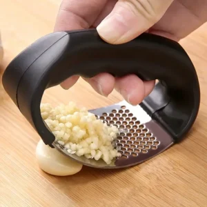 Stainless Steel Manual Garlic Crusher – Effortless Garlic & Fruit Masher - Image 5