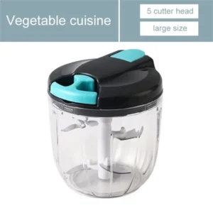 520ml Manual Food Chopper – Hand-Pull String Vegetable Cutter for Effortless Meal Prep - Image 6