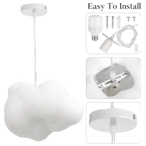 Floating Cloud Lamp Minimalistic Decor - Image 4