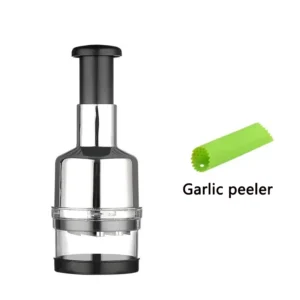 Garlic & Onion Chopper – Multifunction Manual Kitchen Tool for Effortless Food Prep - Image 9